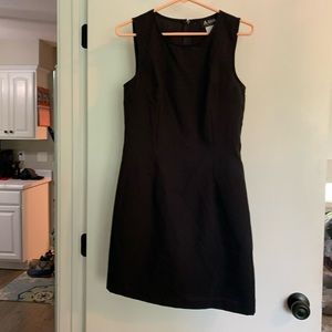 90s Black A-List by Wrapper mini dress